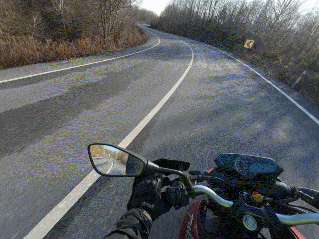 Corner that I went straight to the right and crashed