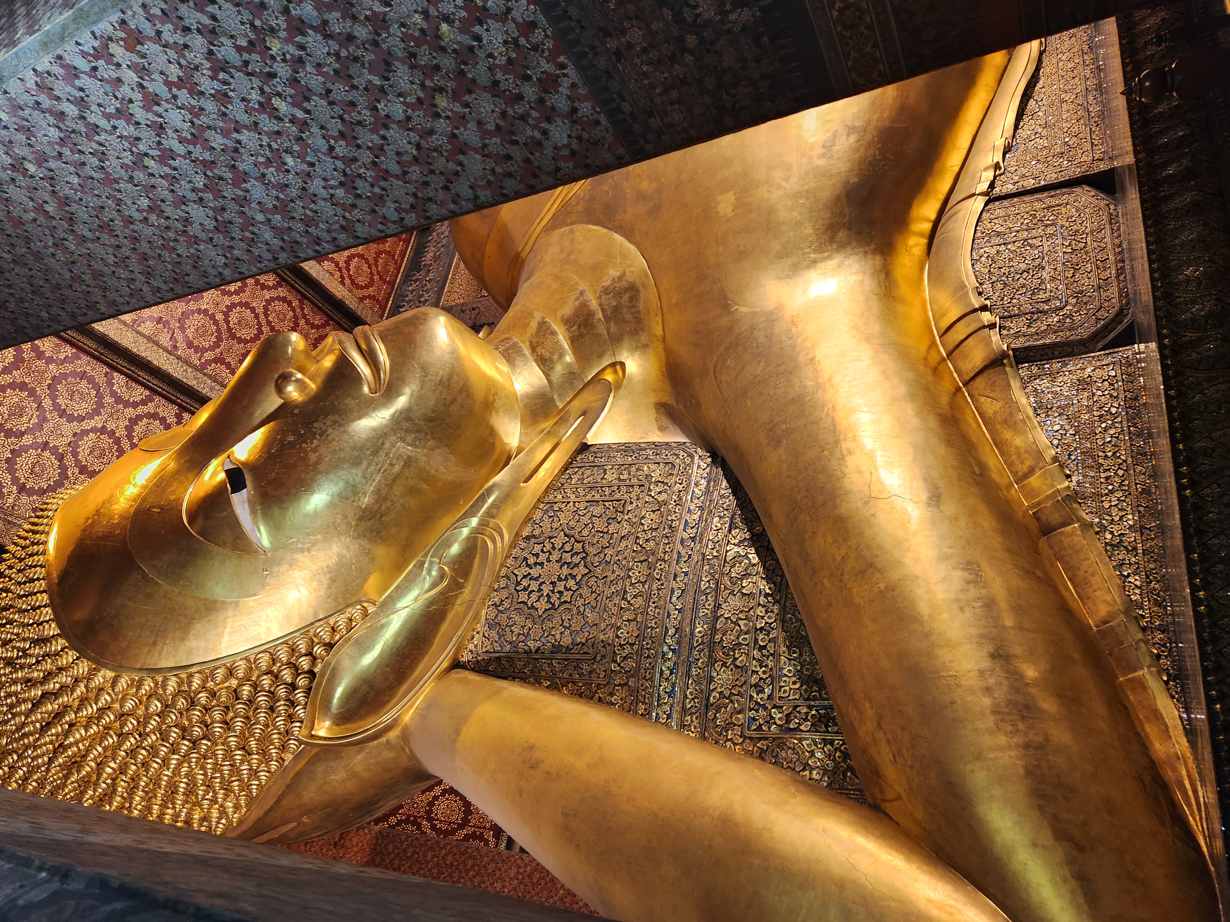 Head of the statue