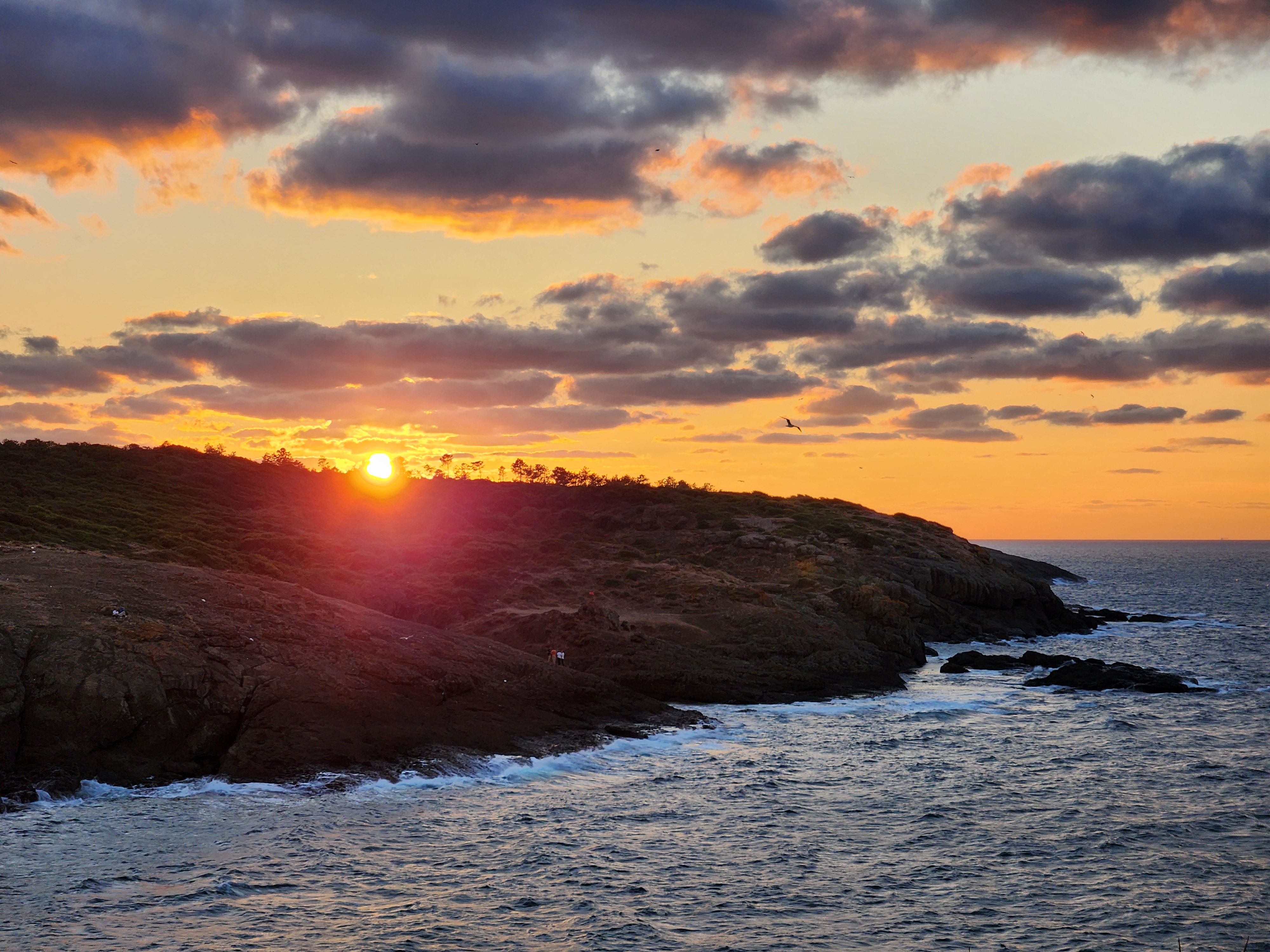 Sunset at the bay
